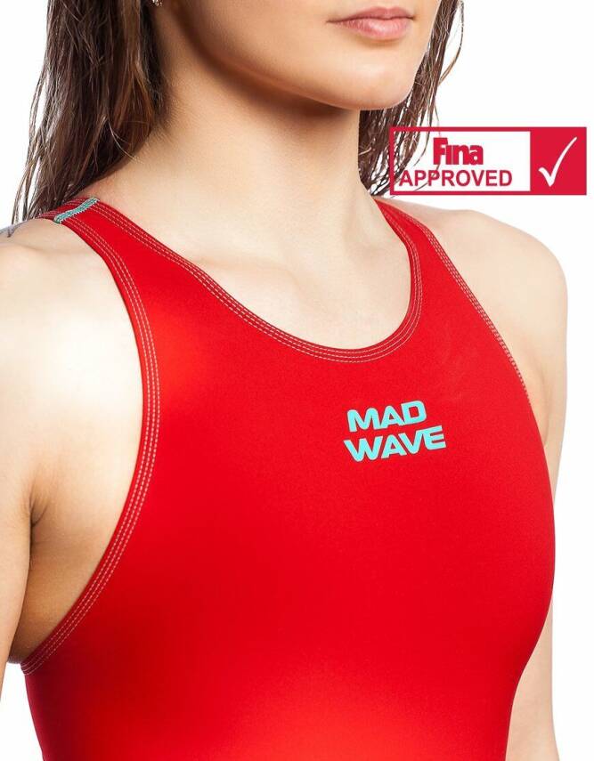 M0269 09 05W Women racing open back swimsuit MW - 3