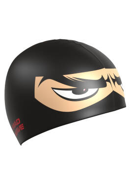 M0571 03 0 01W Junior silicone cap NINJA, One size
