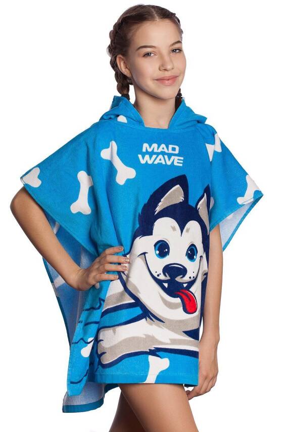 Mad Wave Çocuk HUSKY Poncho, 70*130 cm - 1