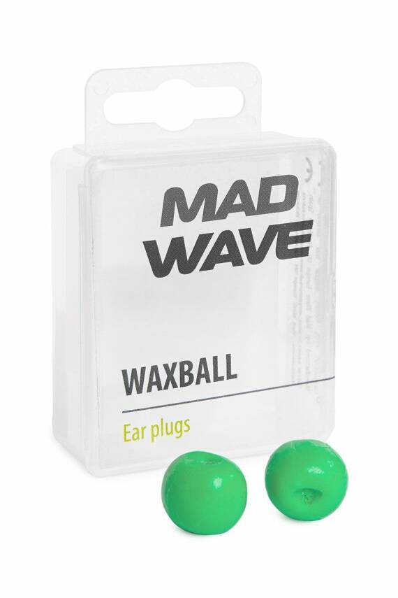 Mad Wave Earplugs WAXBALL Green - 1