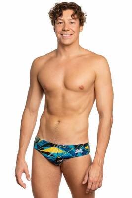 Mad Wave Erkek Mayo antichlor Cult PBT H2, S, Mavi - 3