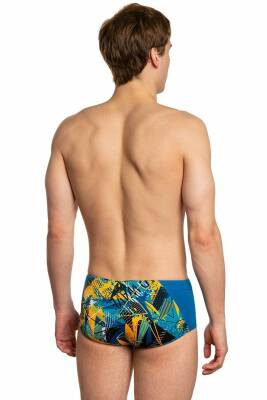 Mad Wave Erkek Mayo antichlor Race PBT H2, Mavi - 2