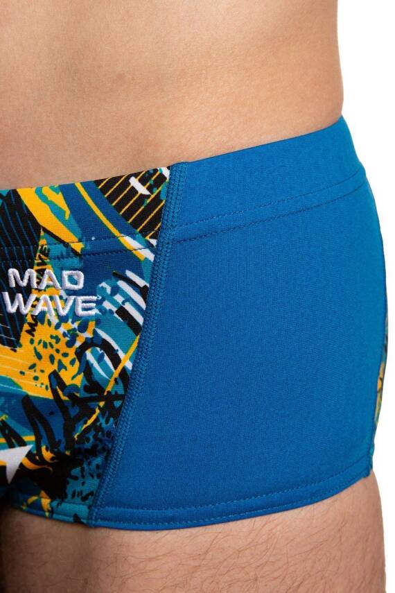 Mad Wave Erkek Mayo antichlor Race PBT H2, Mavi - 4