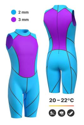 Mad Wave Erkek Wetsuit OPNWTR HYDROSTAR DSSS SLS M - 3