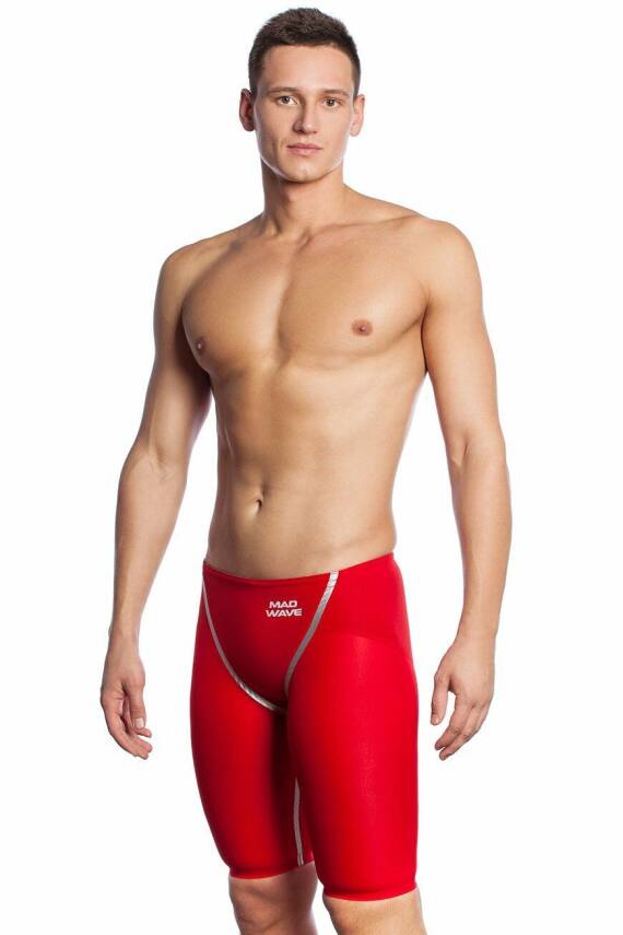 Mad Wave Erkek Yarış Mayo Forceshell, Kırmızı - 3