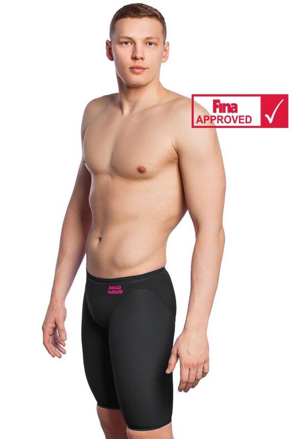 Mad Wave Erkek Yarış Mayosu Bodyshell, Black - 4