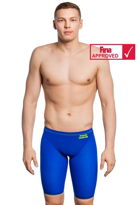 Mad Wave Erkek Yarış Mayosu Bodyshell Mavi - 5