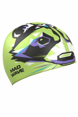 Mad Wave Genç Silikon Bone Raccoon, One size, Lime
