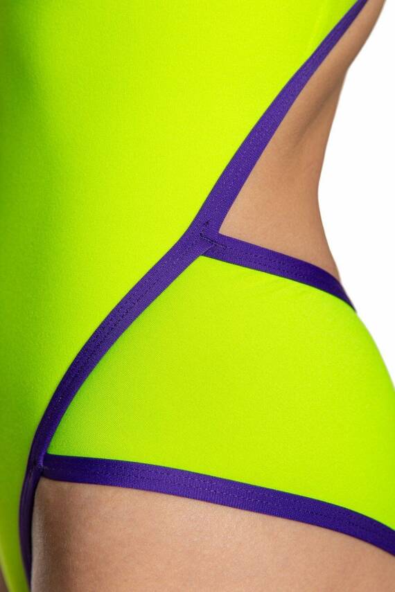 Mad Wave Kadın Mayo antichlor Daria PBT, S, Lime - 4