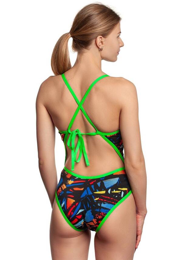 Mad Wave Kadın Mayo antichlor Diana PBT H0, Multi - 4