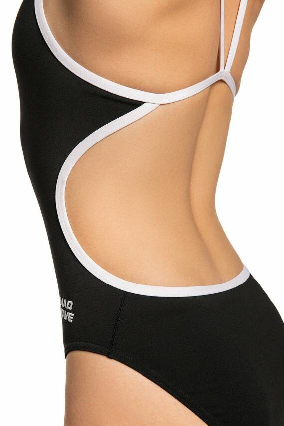 Mad Wave Kadın Mayo antichlor Flare PBT H4, Siyah - 4