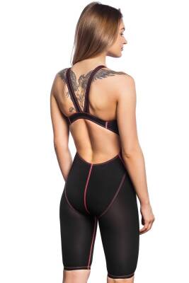 Mad Wave Kadın Yarış Mayosu BODYSHEL Siyah - 4