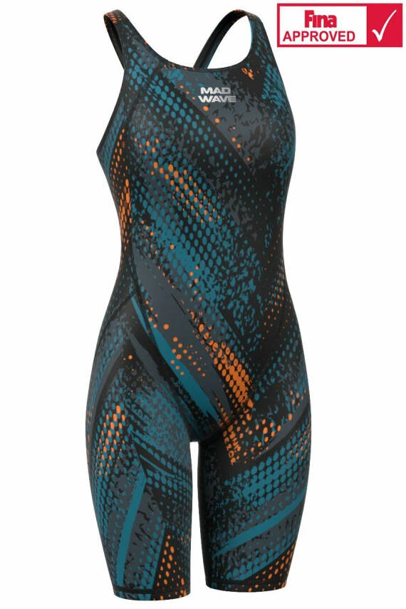 Mad Wave Kadın Yarış Mayosu Revolution S6, Grey - 1