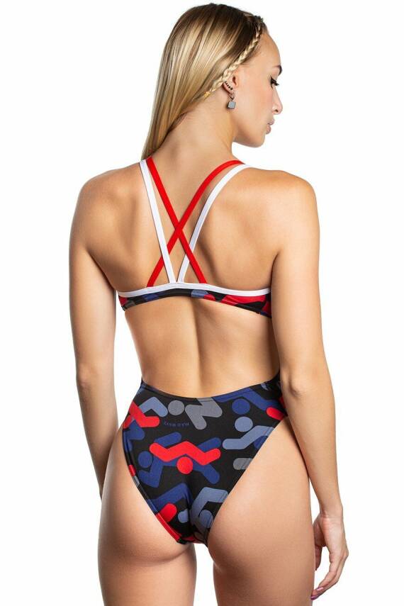 Mad Wave Kadın Yüzücü Mayosu Crossback I5 - 2