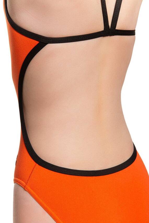 Mad Wave Kız Çocuk Mayo antichlor Flare junior PBT - 4