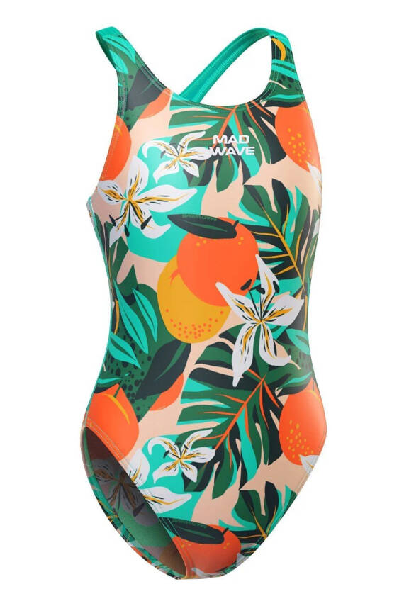 Mad Wave Kız Çocuk Mayosu Afra junior Anti-chlor K - 1