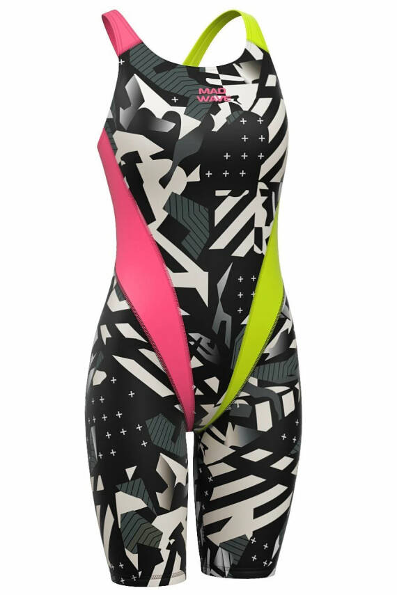 Mad Wave Kız Çocuk Mayosu antichlor Kneeskin - 1