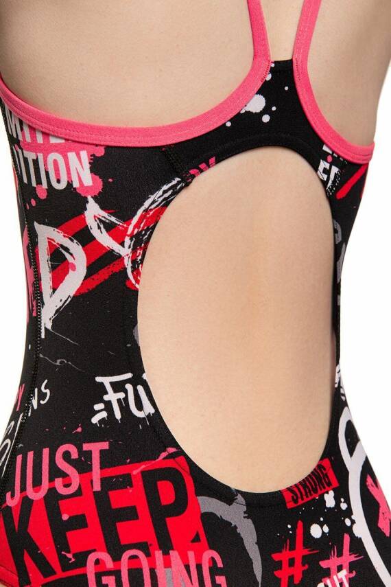 Mad Wave Kız Çocuk Mayosu antichlor Nera junior PB - 4