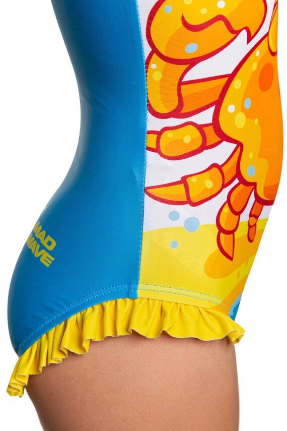 Mad Wave Kız Çocuk Mayosu Bella N2, Beyaz - 4