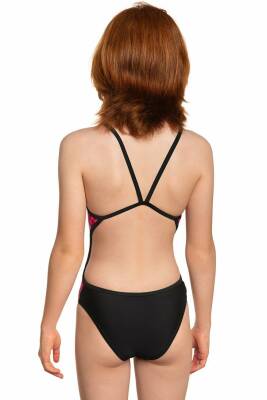 Mad Wave Kız Çocuk Mayosu Flare Anti-klor K6, Pemb - 3