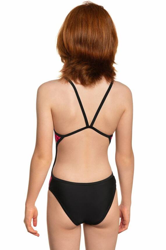 Mad Wave Kız Çocuk Mayosu Flare Anti-klor K6, Pemb - 3