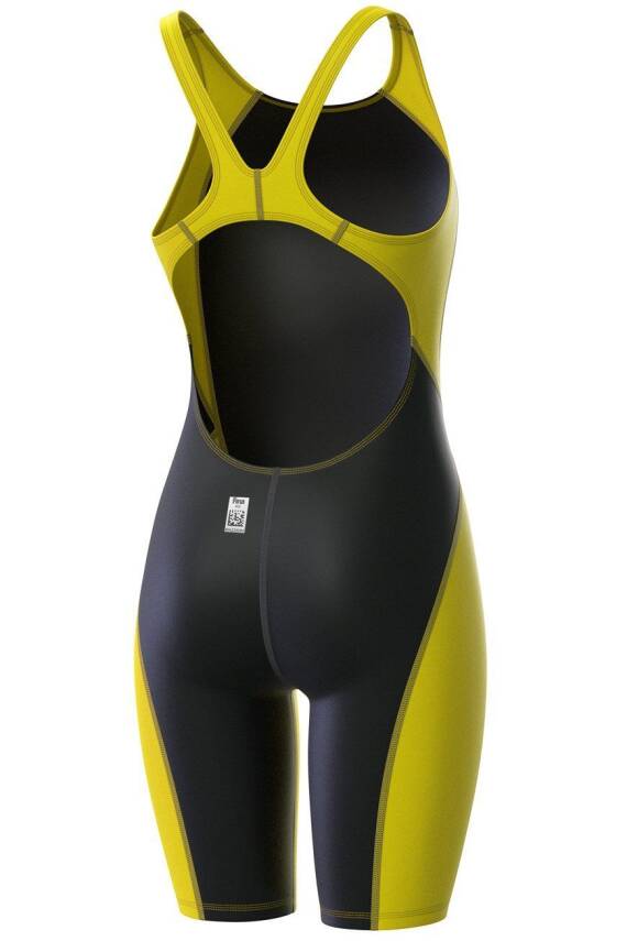 Mad Wave Revolution Kadın Yarış Mayosu Sarı Siyah - 2