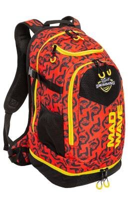 Mad Wave Sırt Çantası Lane Kırmızı Desenli 45LT