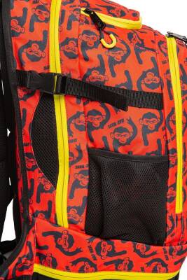 Mad Wave Sırt Çantası Lane Kırmızı Desenli 45LT - 3