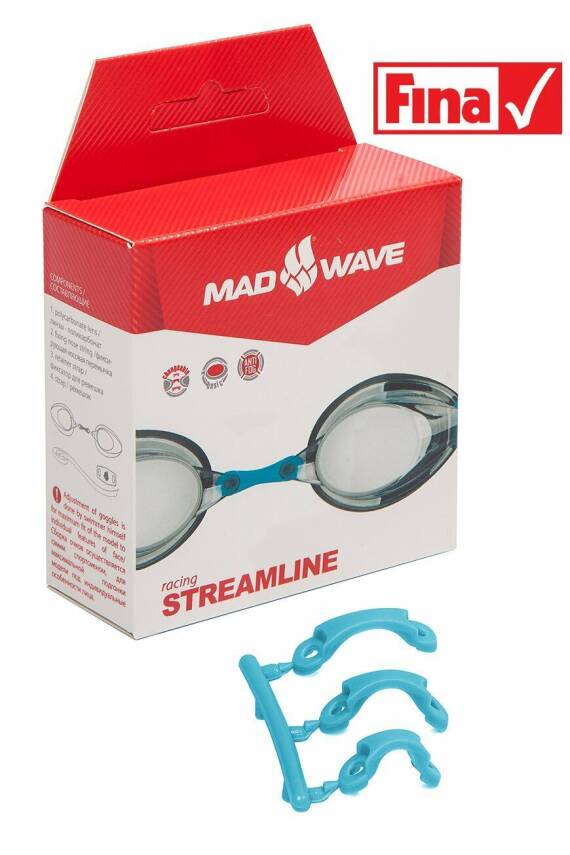 Mad Wave Streamline Yarış Gözlüğü Gri - 4