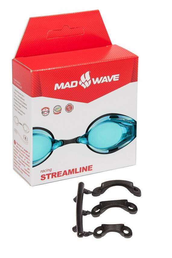 Mad Wave Streamline Yarış Gözlüğü Mavi - 4
