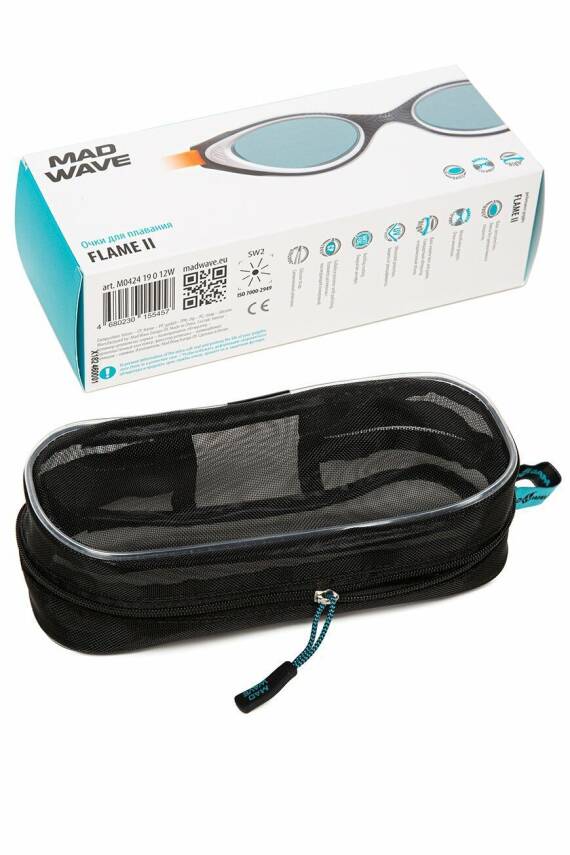 Mad Wave Yüzme Gözlüğü Flame II, One size, Silver - 4